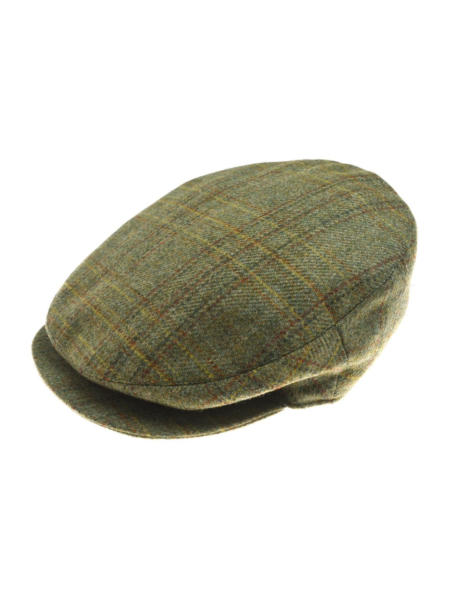 The Campbell's of Beauly Unisex Beauly Cap in color 2831 4672 B2 is shown angled on a white background, featuring classic tweed style inspired by traditional British headwear.